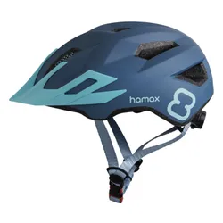 Kask rowerowy HAMAX Flow Niebieski dla Dzieci z lampką (rozmiar 52-57)