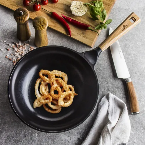 GERLACH Natur 28 cm - patelnia / wok ceramiczny