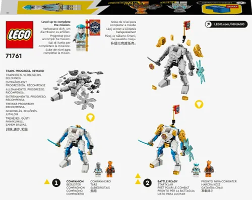 LEGO 71761 NINJAGO Energetyczny mech Zane’a EVO