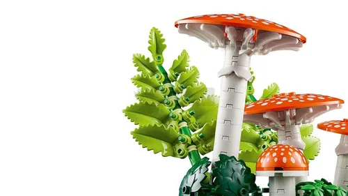 LEGO BOTANICALS 11505 GRZYBY LEŚNE, zestaw klocków +18 kwiaty rośliny