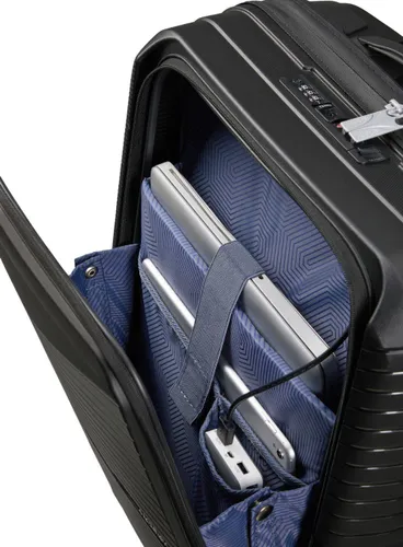 Чемодан/ручная кладь American Tourister Frontloader Aircon-onyx black