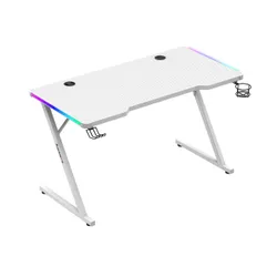 Biurko gamingowe HUZARO Hero 2.5 RGB Biały