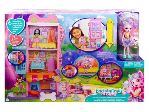 Mattel Enchantimals kafeli Şehir Evi