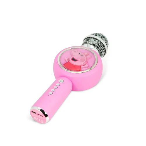 Mikrofon z głośnikiem Bluetooth OTL Technologies Karaoke PEPPA PIG 5W Różowy