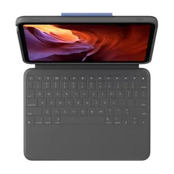 Etui na iPad LOGITECH Rugged Folio Szary Klawiatura