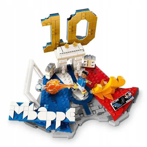 LEGO Editions 43013 Kylian Mbappe Piłkarski Moment, zestaw klocków