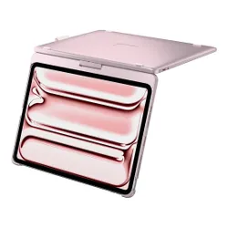 Etui na iPad Pro 11 cali TYPECASE Flexbook Touch Jasnoróżowy Klawiatura