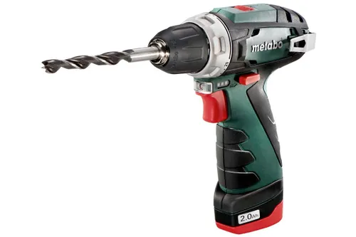 Metabo PowerMaxx BS Basic 12 V Akülü Matkap (600984000), 2 adet 2 Ah Pil, şarj cihazı