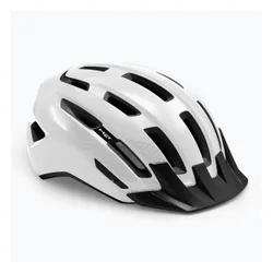 Kask rowerowy MET Downtown white glossy