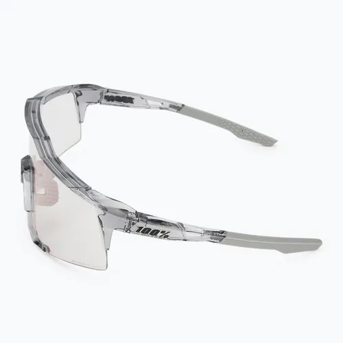 Okulary przeciwsłoneczne 100% Speedcraft polished translucent grey/rose gold mirror photochrom