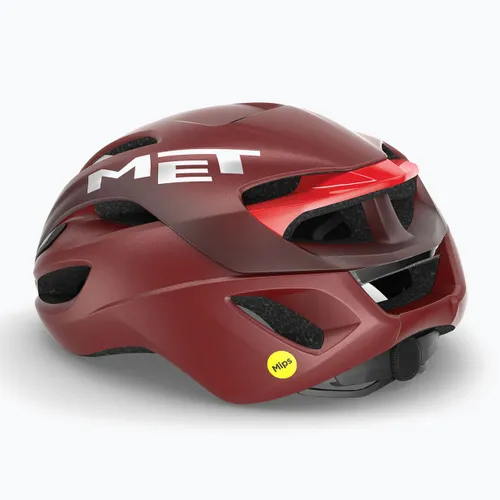 Kask rowerowy MET Rivale II Mips red dahlia matt