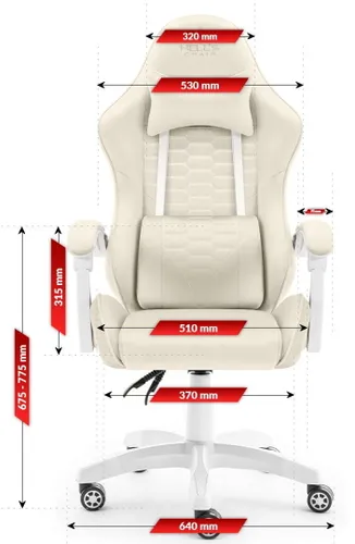 Fotel HELL'S CHAIR HC-1000 Beżowy