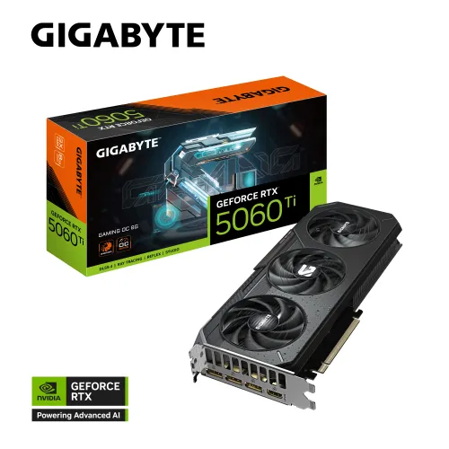 Karta graficzna Gigabyte GeForce RTX 5060 Ti GAMING OC 8GB GDDR7 128bit DLSS 4