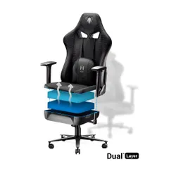 Fotel Diablo Chairs X-Player 2.0 Normal Size Gamingowy do 160kg Skóra ECO Tkanina Czarny