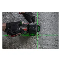 Akumulatorowy laser krzyżowy Milwaukee M12 3PL-401C