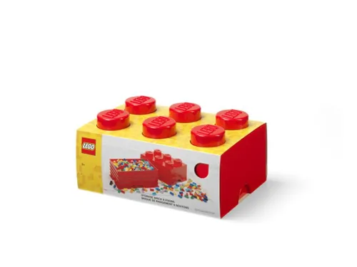 Lego Classic 40000800 Pojemnik klocek Lego Brick 6 - Czerwony