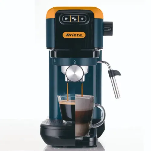 ARIETE Smart Slim Espresso 1399/16 1300 W żółty - ekspres do kawy ciśnieniowy