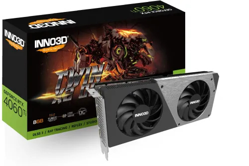 Karta graficzna Inno3D GeForce RTX 4060 Ti Twin X2 OC 8GB GDDR6 128bit DLSS 3