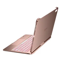 Etui na iPad TYPECASE Flexbook Touch Różany Klawiatura