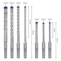 Zestaw 7 wierteł do betonu Bosch SDS PLUS-7X Expert