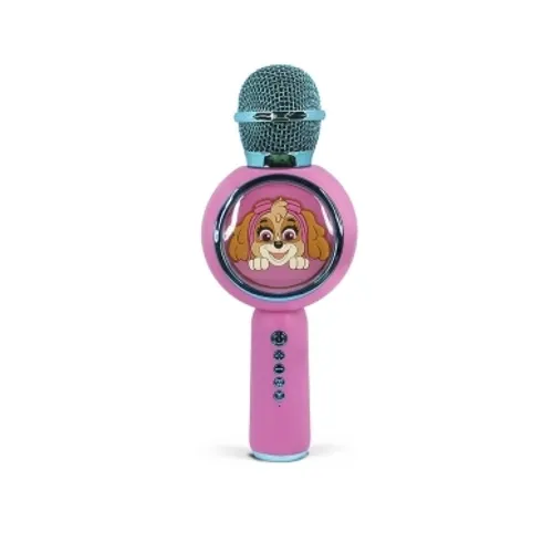 Mikrofon z głośnikiem Bluetooth OTL Technologies PAW Patrol Skye PopSing LED Light Up Wireless Karaoke 5W Różowy