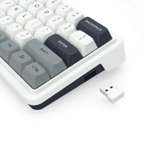 Klawiatura mechaniczna Redragon Draconic V2 K730WGP-RGB-PRO Biało-szary
