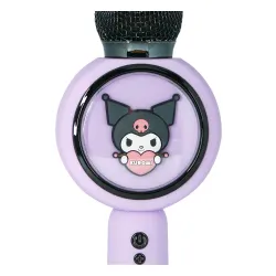 Mikrofon z głośnikiem Bluetooth OTL Technologies Karaoke Kuromi 5W Fioletowy