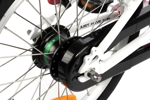 Rower dziecięcy KARBON Superlight Automatic 18 cali dla dziewczynki Różowy