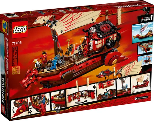 Конструктор Lego 71705 Ninjago - Летающий корабль Мастера Ву