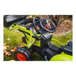 Traktor Na Pedały Dla Dzieci 3-6 Lat Do 50Kg Falk Claas Przyczepa Łyżka Spychacz