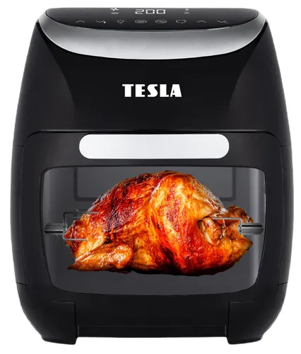 Air Fryer Frytkownica beztłuszczowa TESLA AirCook Grill QG600 Czarno-srebrny