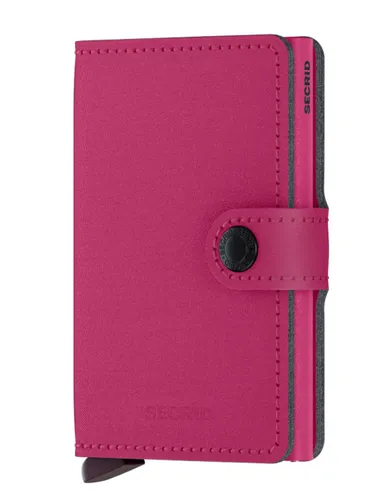 RFID Gizli Miniwallet Yard Toz Cep Cüzdanı-fuchsia