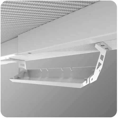 Biurko gamingowe HUZARO Hero 4.8 RGB Biały