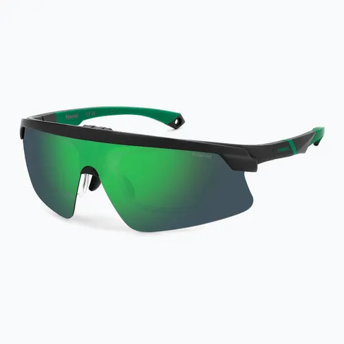 Okulary przeciwsłoneczne męskie Polaroid PLD 7056/CI/S matte black green/greygreen mirror polarized