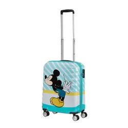 Walizka kabinowa American Tourister Wavebreaker Disney - Mickey blue kiss