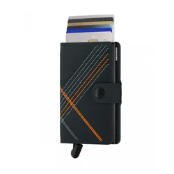 Miniwallet Secrid Stitch Linea-orange Cep Cüzdanı