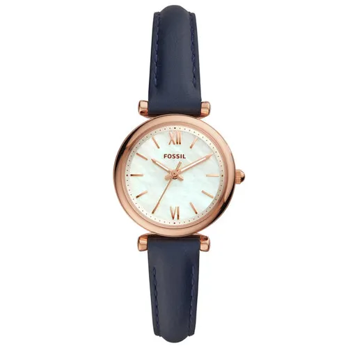 Часы Fossil Carlie ES4502 темно-синего цвета