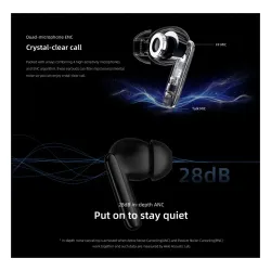 Słuchawki bezprzewodowe QCY T13 ANC2 Dokanałowe Bluetooth 5.3 Biały