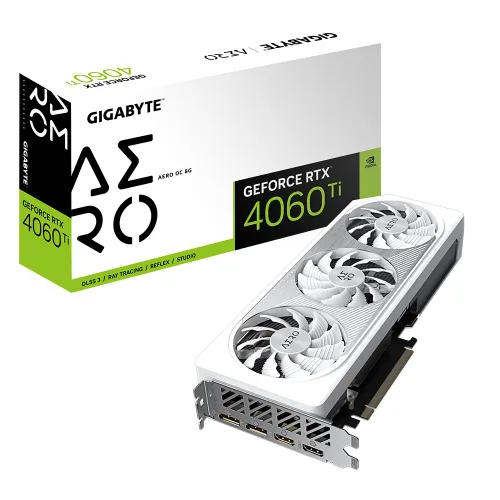 Karta graficzna Gigabyte GeForce RTX 4060 Ti AERO OC 8GB GDDR6 128bit DLSS