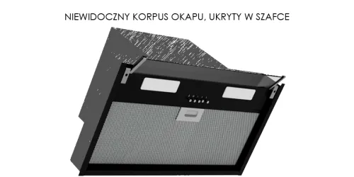 Okap Cata ARMONIA 60 BK Czarny