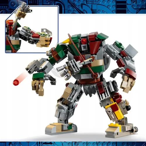 LEGO Star Wars 75451 Mandalorian i Starcie z droidem , zestaw klocków 9+