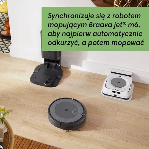 Робот-пылесос iRobot Roomba I5 + станция очистки создание карты комнаты 70 дБ