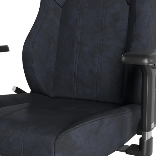 Fotel Hator Arc 3 Velour XL Gamingowy do 180kg Tkanina Czarny