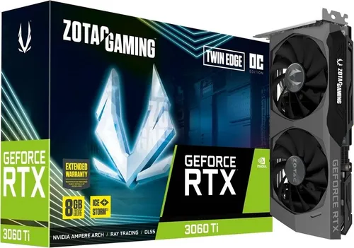 Karta graficzna Zotac GeForce RTX 3060 Ti Twin Edge OC LHR 8GB GDDR6 (ZT-A30610H-10MLHR)