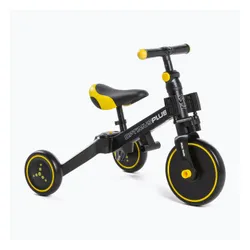 Rowerek biegowy trójkołowy Milly Mally 4w1 Optimus Plus black