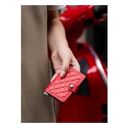 Кошелек Secrid Premium RFID Miniwallet Emboss Diamond+ - красный