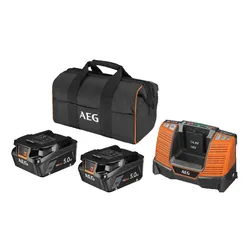 Zestaw akumulatorów 5 Ah z ładowarką AEG Powertools SET LL1850SHD