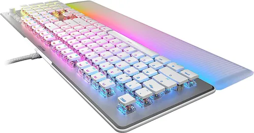 Klawiatura opto-mechaniczna Roccat Vulcan II Max AIMO - biały