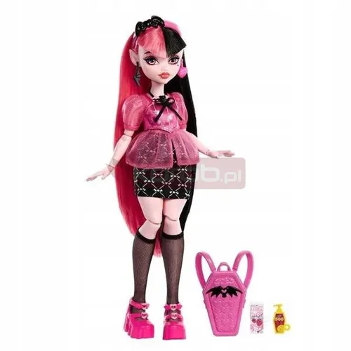 LALKA MONSTER HIGH DRACULAURA DAY OUT lalka +akcesoria HKY71