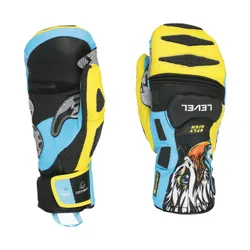 Rękawice narciarskie Level SQ CF Mitt yellow/blue